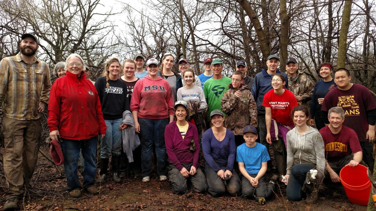 Mississippi River volunteers! Mississippi River volunteers!