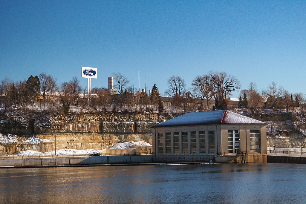 Ford site on river