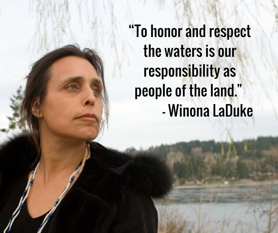 Join Winona LaDuke for Water Action Day April 19th