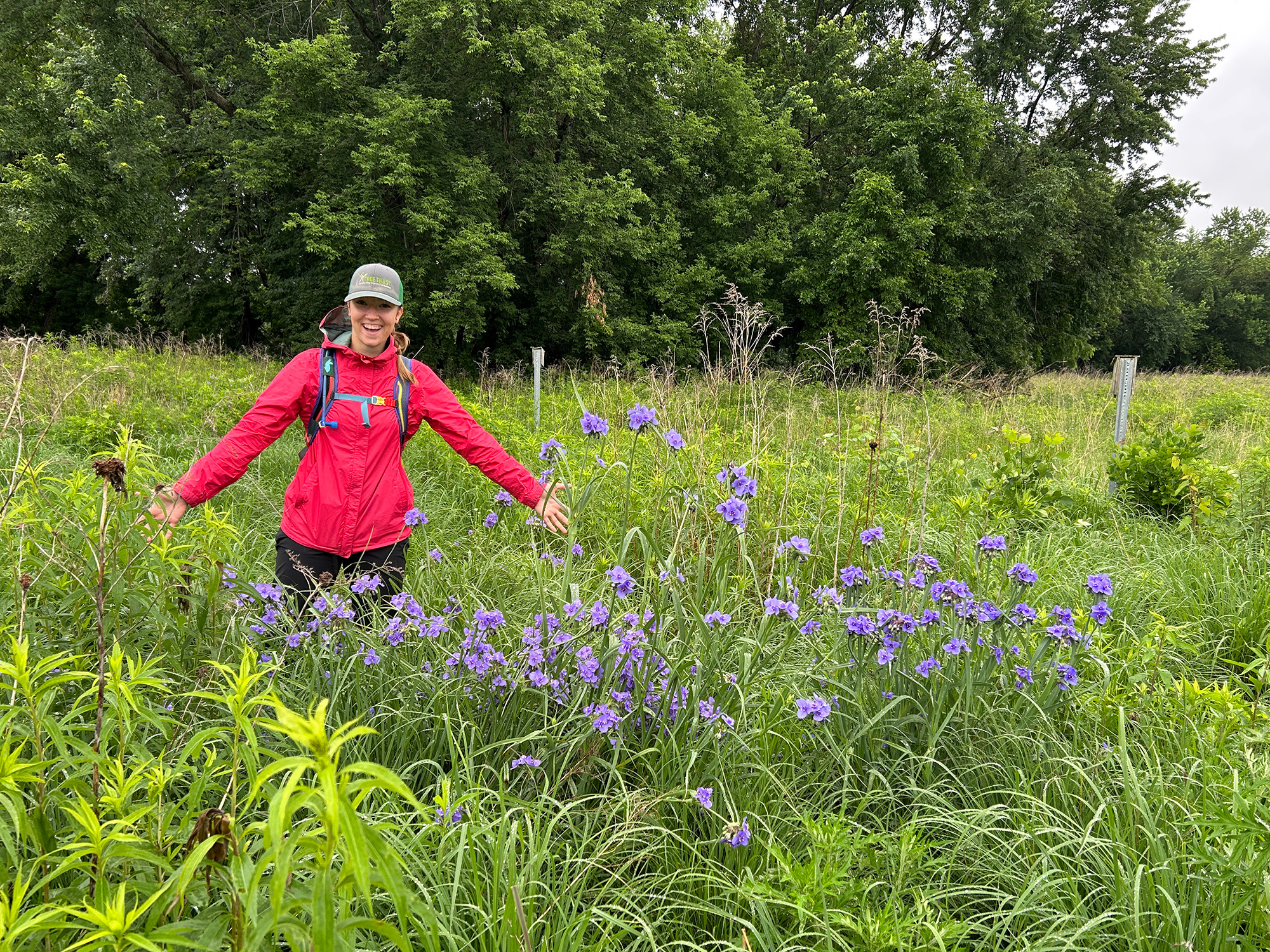 Bailey Point flowers Intern with flowers