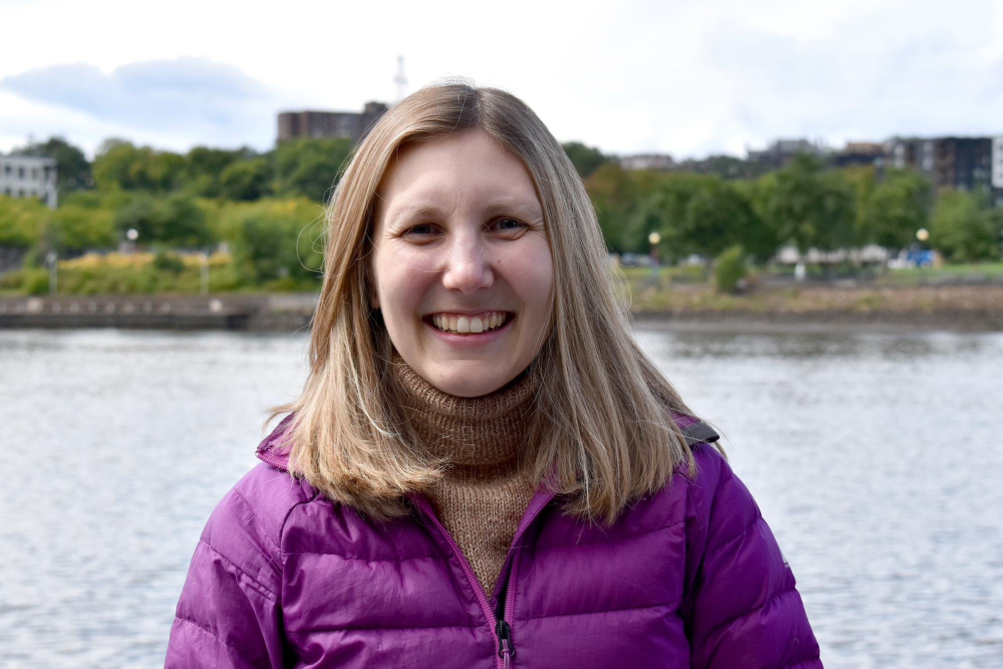 Leah Weston by the river