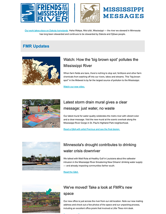 Top of enews from October 2023