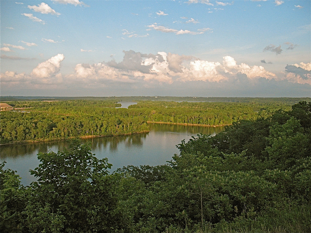 Pine Bend Bluffs overlook by Karen Schik