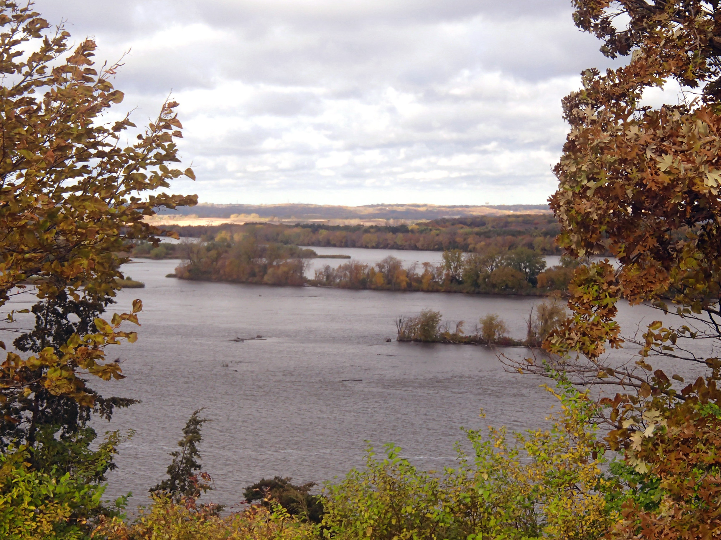 View from Schaar's Bluff across the river