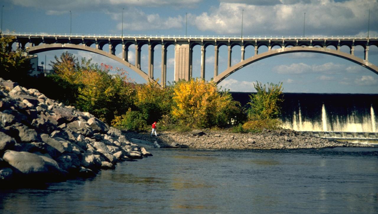 Ford Dam below the Ford Bridge in St. Paul