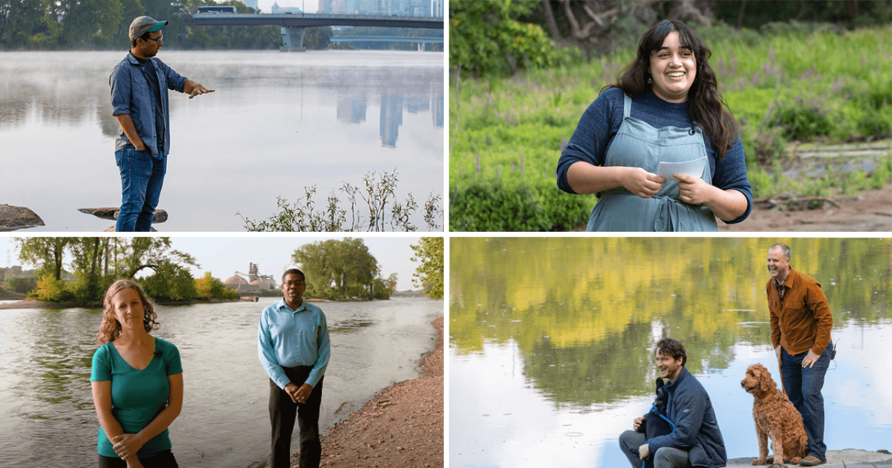 FMR staff at four locations on the river