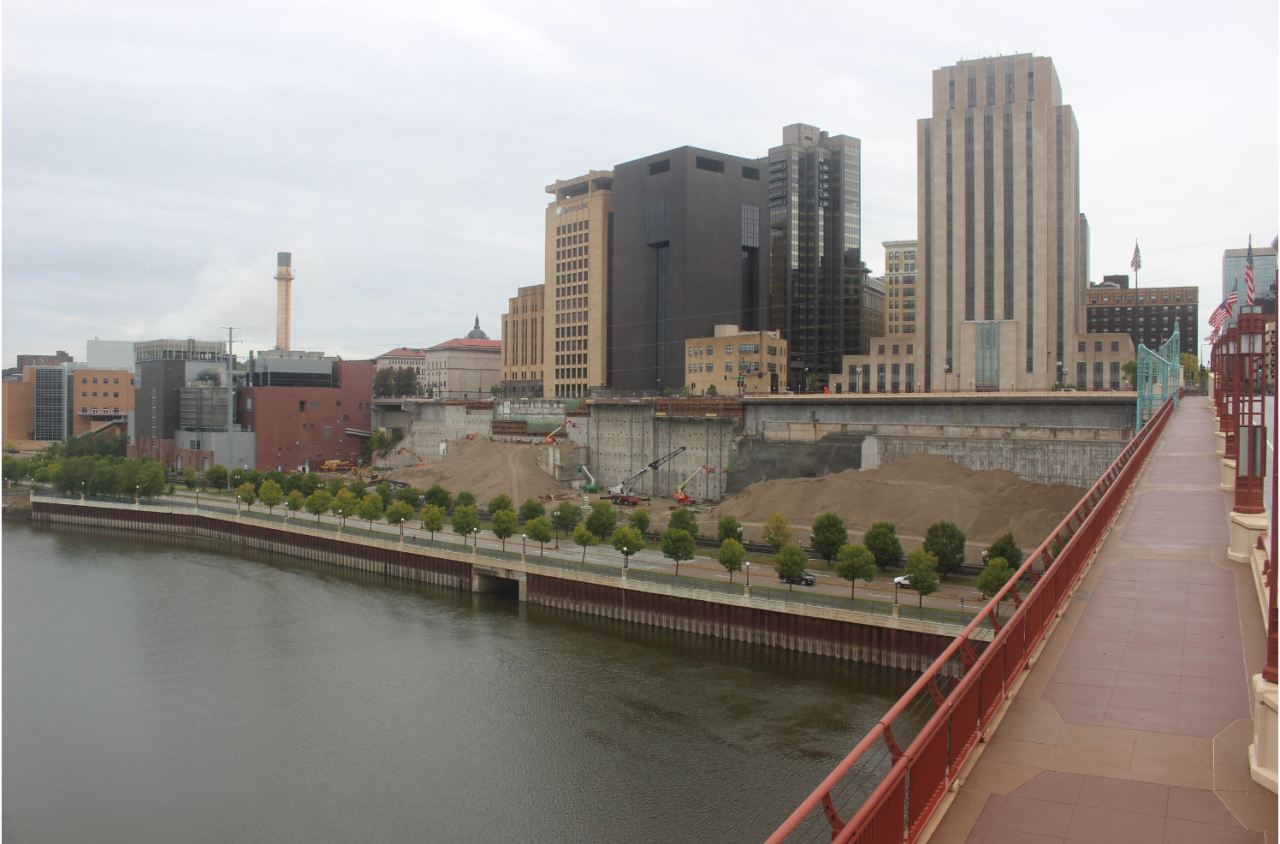 West Publishing and county jail site in downtown St. Paul