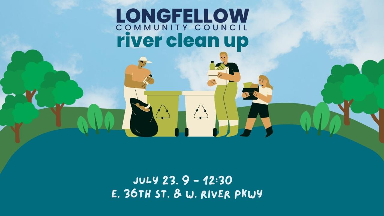 Longfellow Community Council river cleanup