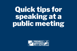 Tips for speaking at a public meeting