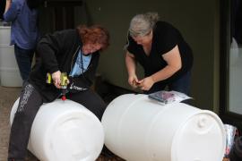 Building a rain barrel