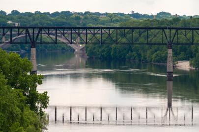 Franklin Avenue Bridge and Mississippi River