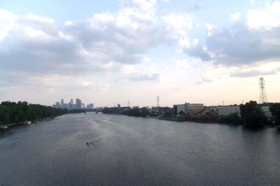 View of downtown Mpls from the Lowry bridge