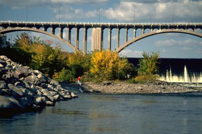 Ford Dam below the Ford Bridge in St. Paul
