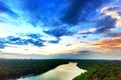 The Mississippi River Gorge from St. Paul by Jim Hudak