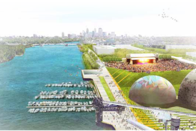 A schematic of the UHT site provided by in the development team proposal