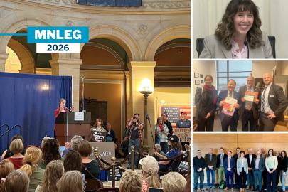 A collage of scenes from the Capitol this session, featuring FMR staff, lawmakers and partners.