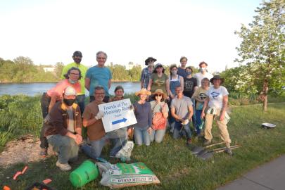 Volunteers pose at the 2021 Ole Olson tending
