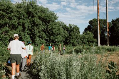 Volunteers at a 2024 FMR event at Nicollet Island