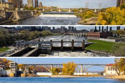 All three Twin Cities locks and dams