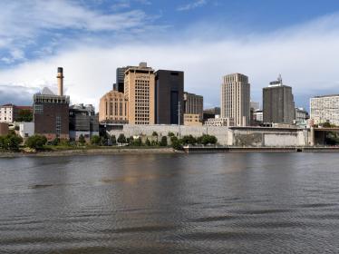 Downtown St. Paul riverfront Downtown St. Paul riverfront