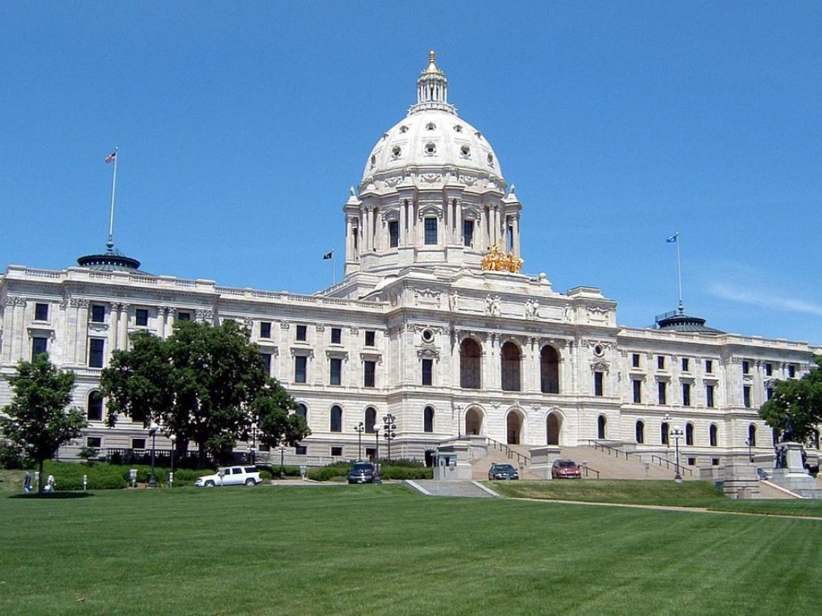 Capitol building in St. Paul