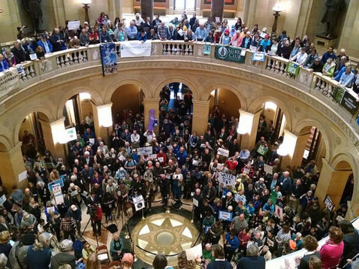 Water Action Day fills the Capitol Rotunda