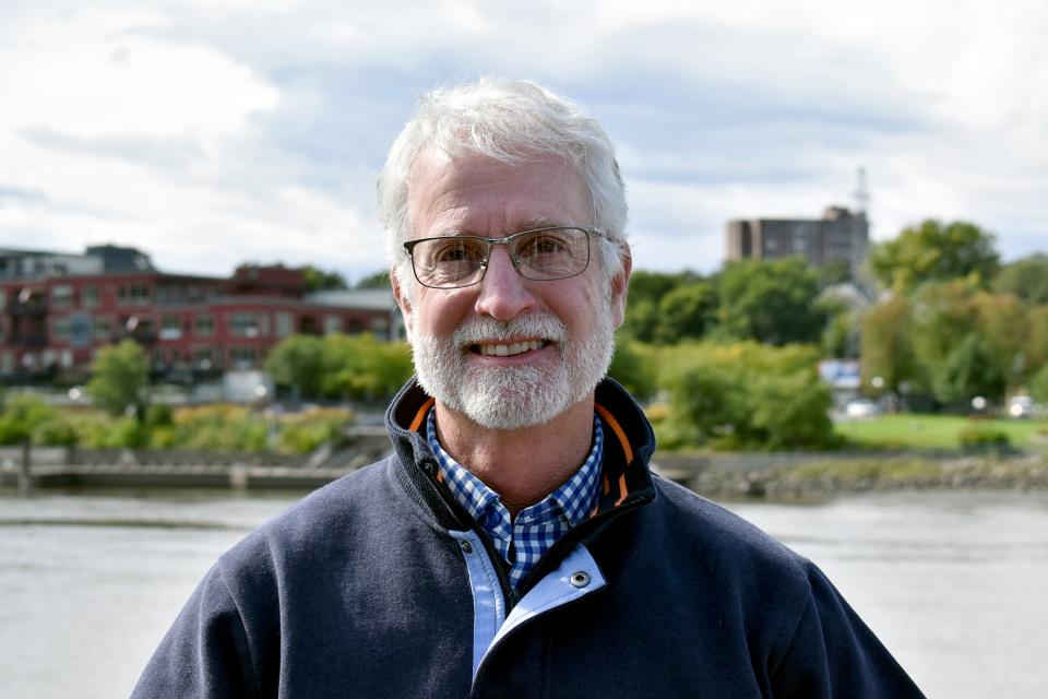 John Anfinson by the river