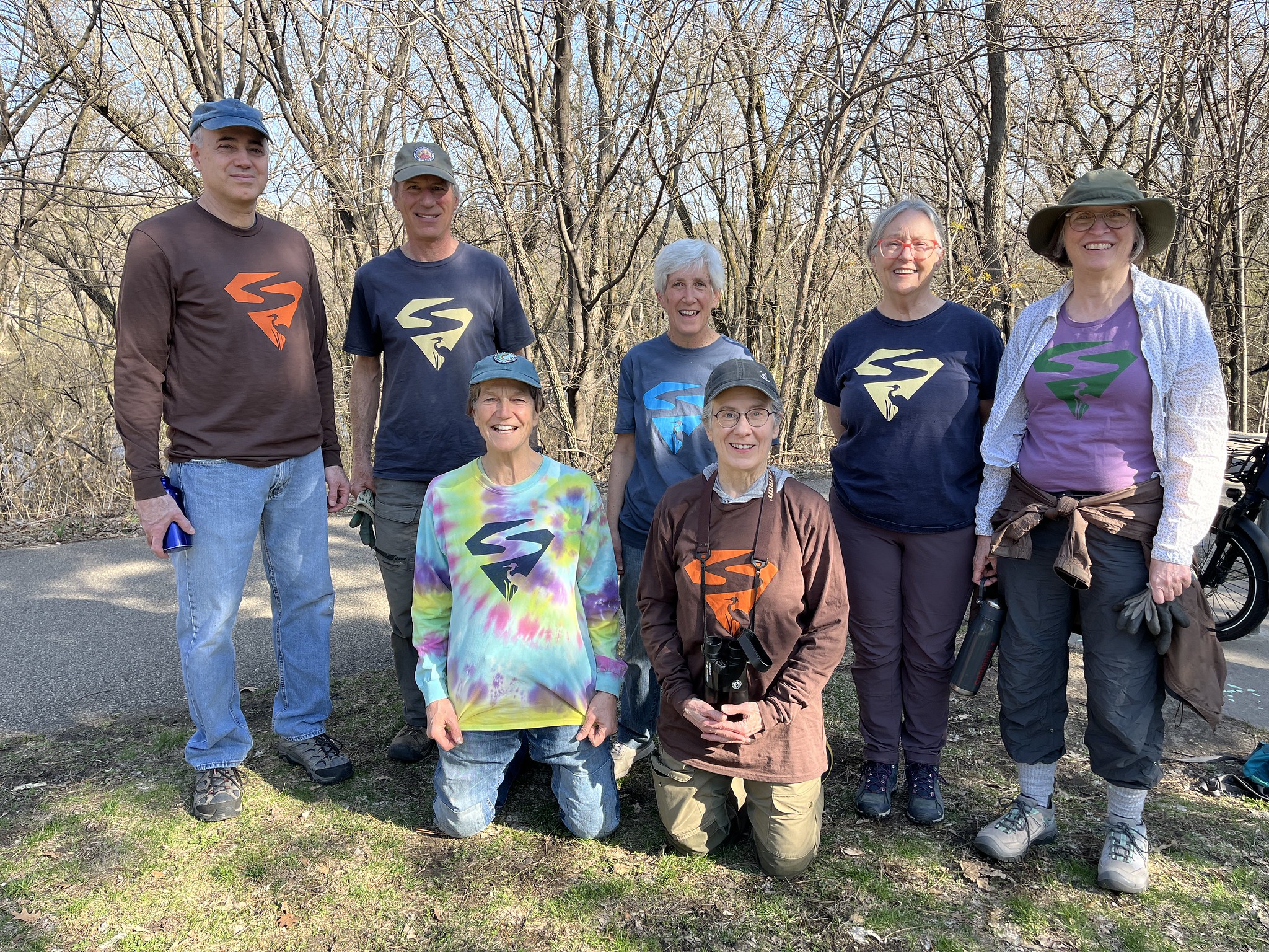 SuperVolunteers in five different shirt designs