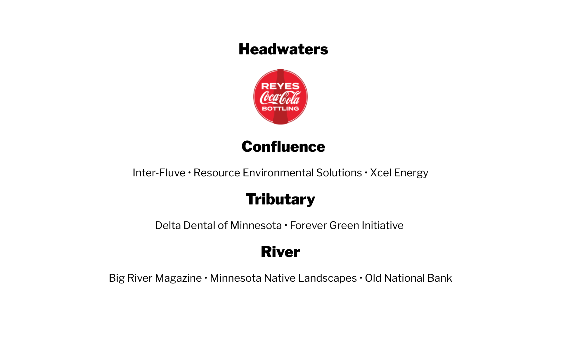 Take Me to the River corporate sponsors