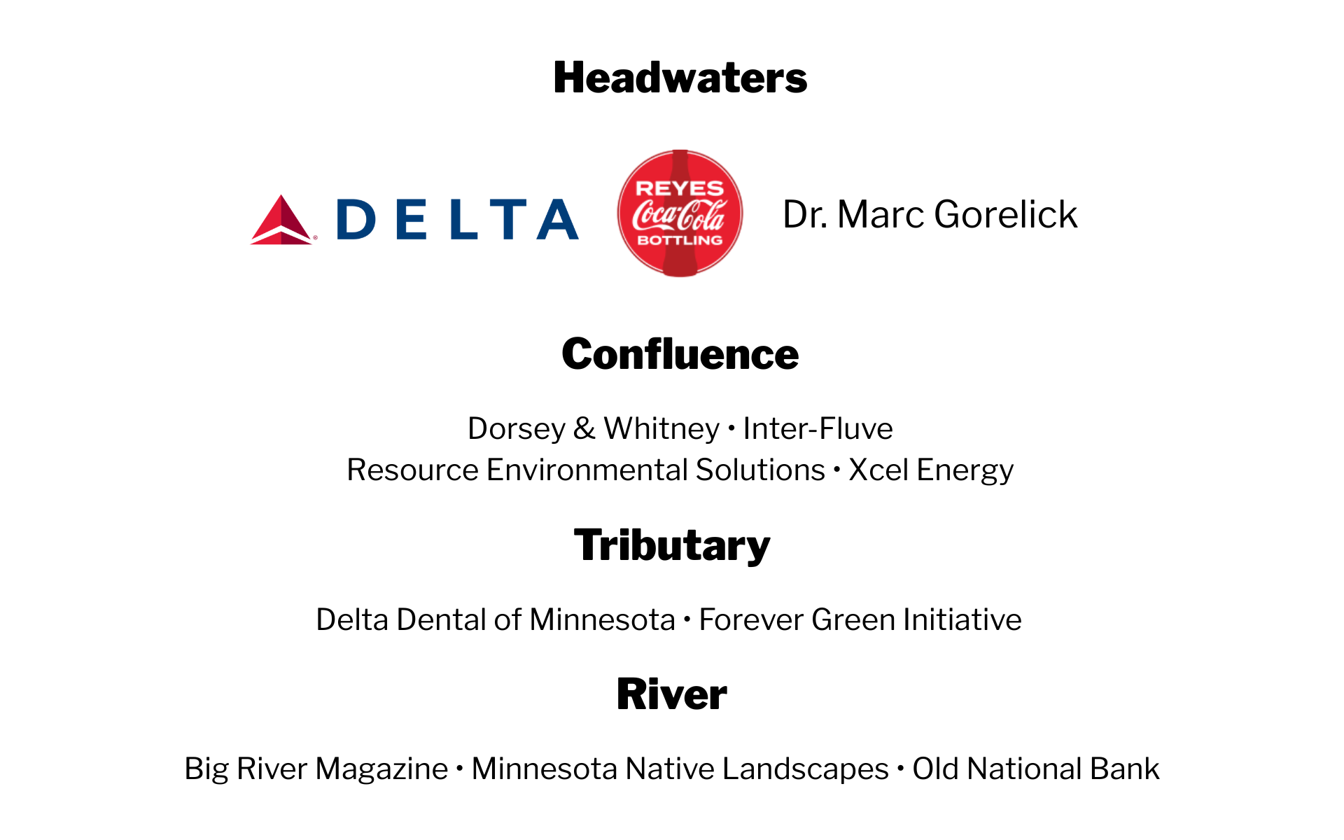 Fall fundraiser corporate sponsors