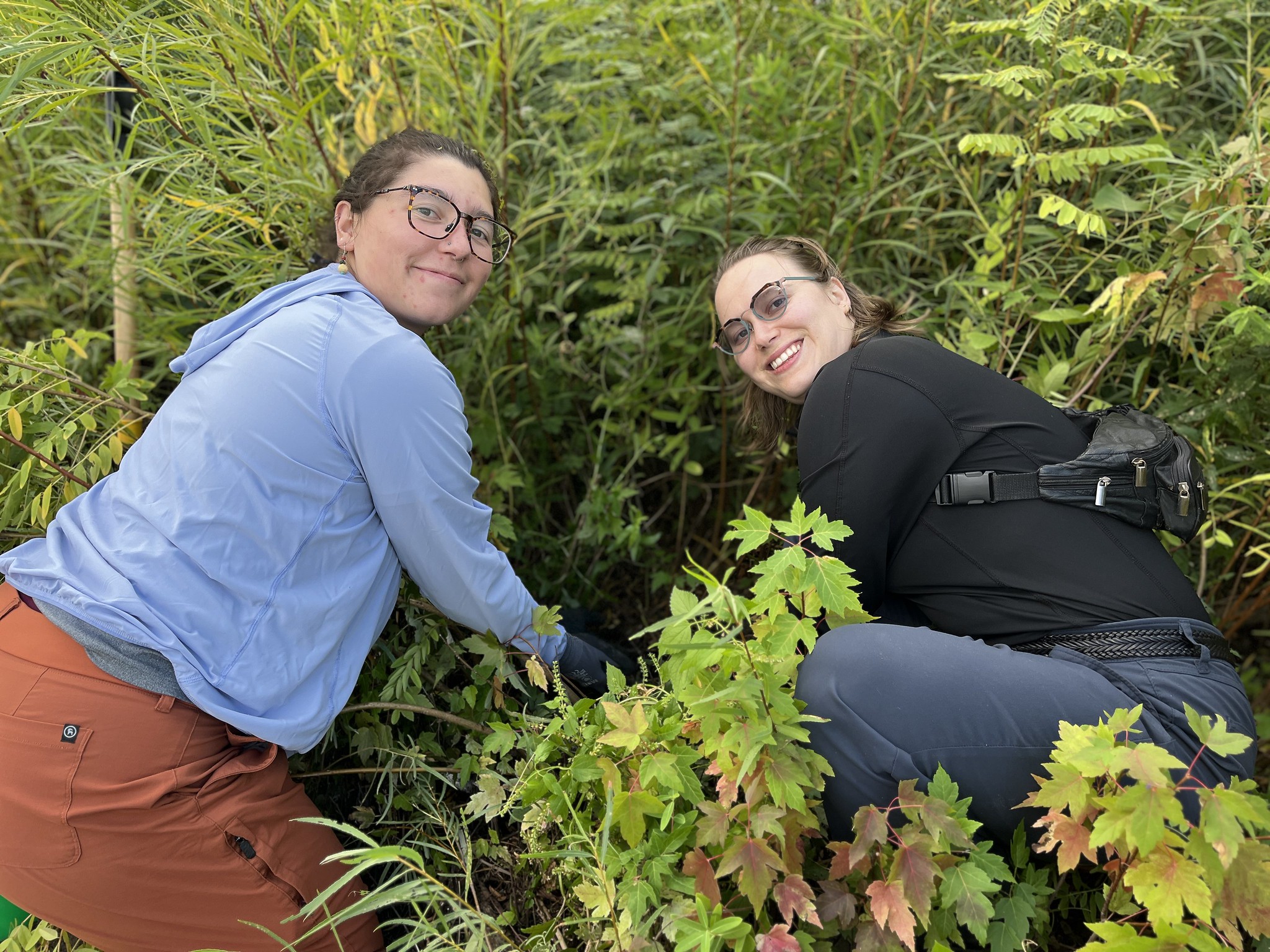 Volunteers at Ole Olson Park
