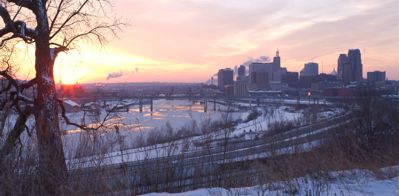 Mounds Park sunset by Tom Reiter