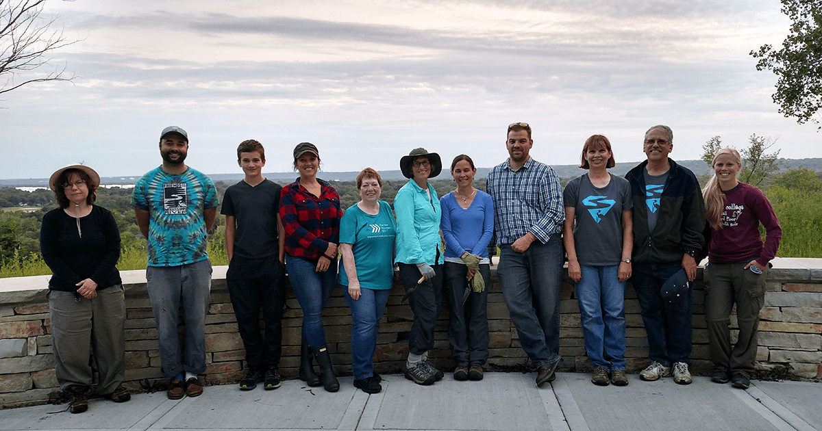 Camels Hump volunteers