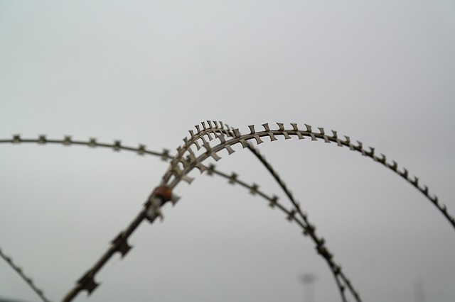 Avoid things like this razor wire