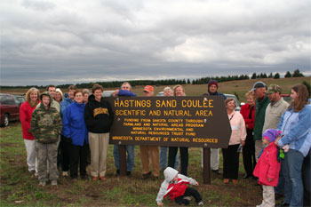 [Photo: Sand Coulee dedication, October 2007]