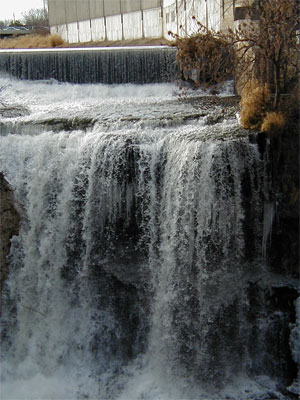 [Photo: The Vermillion Falls at Hastings.]