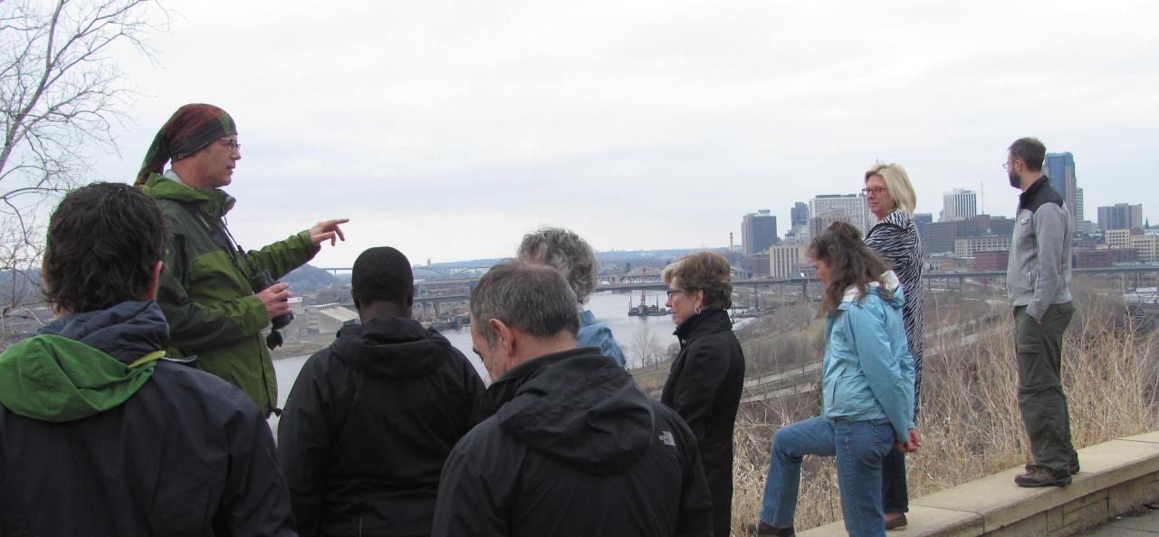 The view from Indian Mounds Park in St. Paul, one of many the new river rules help protect. The view from Indian Mounds Park in St. Paul, one of many the new river rules help protect.