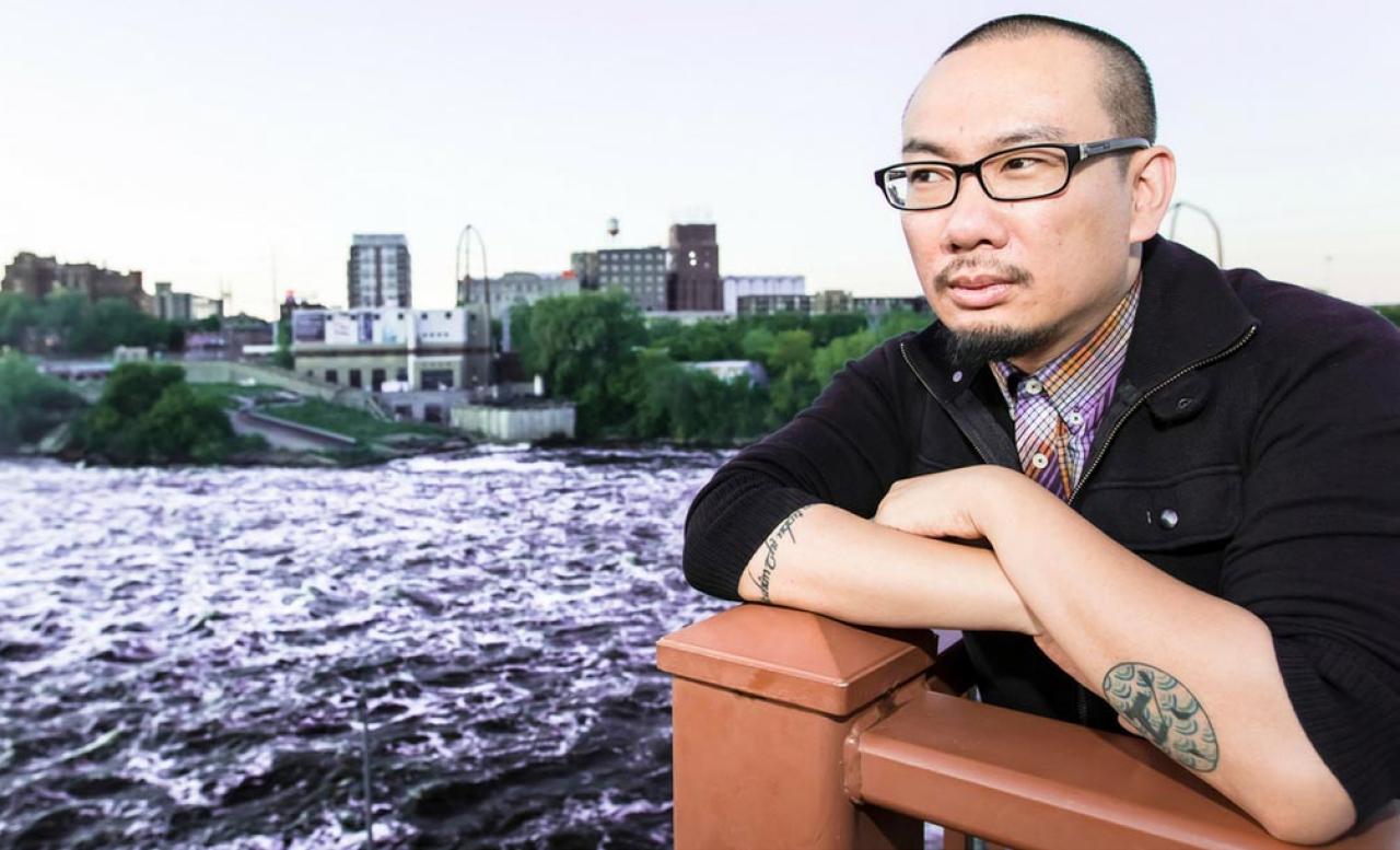 Minneapolis-based poet, Bao Phi. Minneapolis-based poet, Bao Phi.