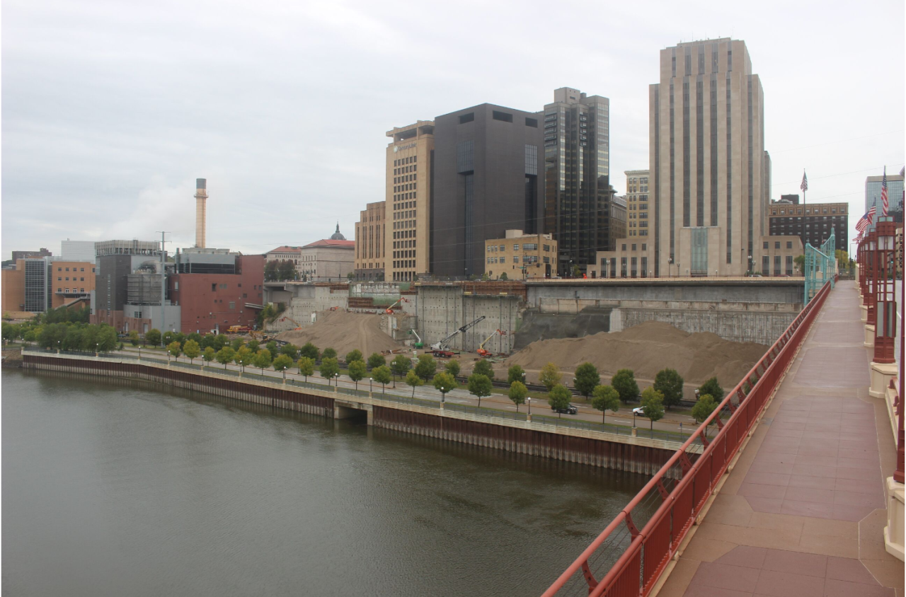 West Publishing and county jail site in downtown St. Paul West Publishing and county jail site in downtown St. Paul