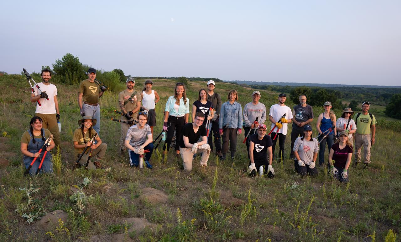 Volunteer at Grey Cloud Dunes Volunteers at Grey Cloud Dunes in 2021