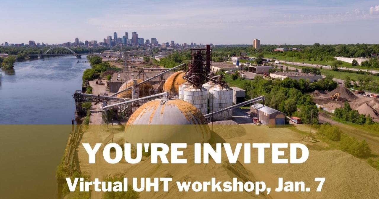 Join us for a virtual UHT workshop! Join us for a virtual UHT workshop!