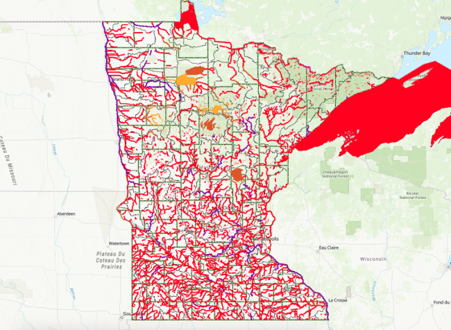 Mpca Impaired Waters Map More Than Half Of Minnesota's Waters Don't Meet Water Quality Standards |  Friends Of The Mississippi River